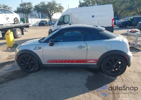 2015 Mini Coupe Cooper S z USA, uszkodzony, nr VIN WMWSX3C59FT773163